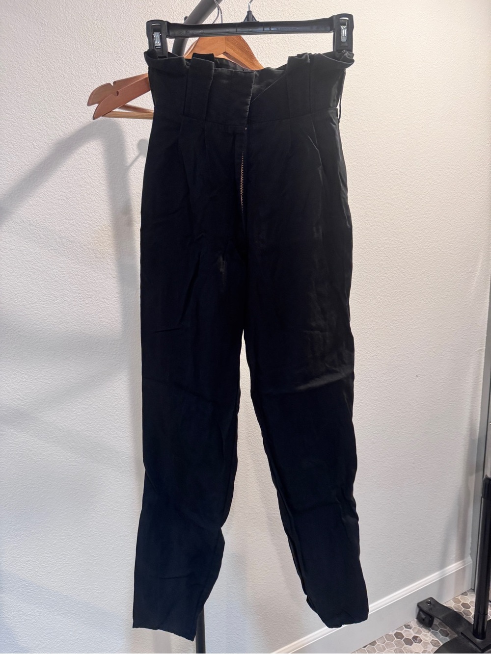 Tularosa Black High-Waist Pants